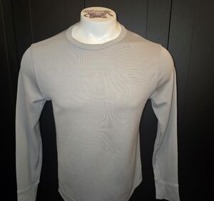 Lululemon Surge Warm Crew Neck Shirt Mens L Grey Pullover Long Sleeve